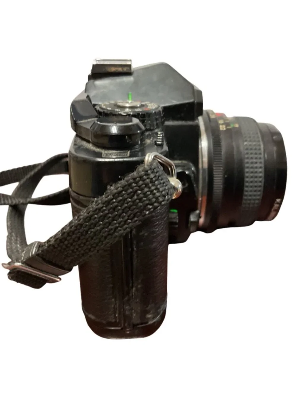 Vtg Chinon CE-3 35mm SLR Film Camera With 1:1.9 50mm Lens & Caps Tested Working